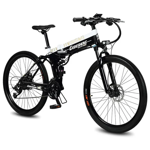 26 дюймов EBIKE Электрический горный велосипед складной электрический велосипед 48 В литий-ионный аккумулятор высокоскоростной мотор pas rang 70 км роскошный внедорожный внедорожник - Цвет: White