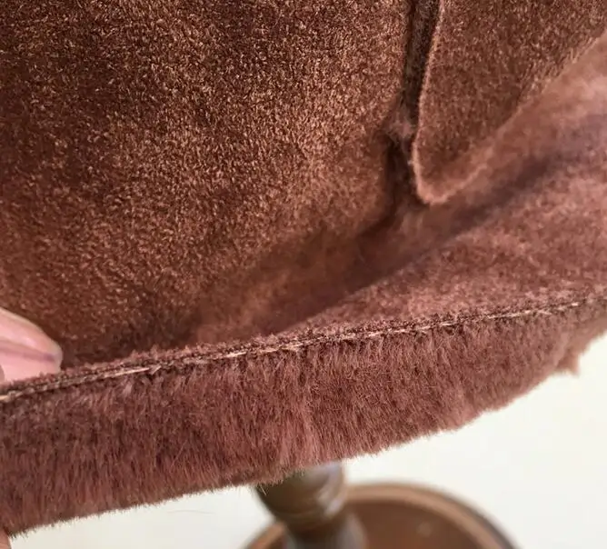 Зимнее пальто и куртка детские Girl 2018 замшевые куртки с капюшоном средней длины