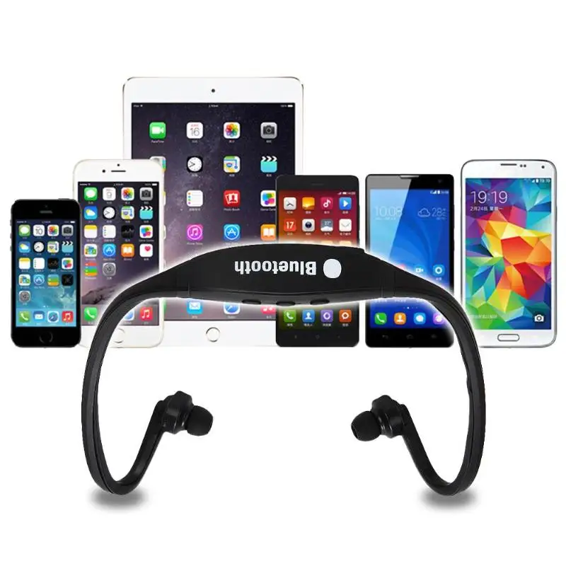 Портативные беспроводные Bluetooth стерео наушники спортивные музыкальные наушники для мобильного телефона планшета ПК ноутбука