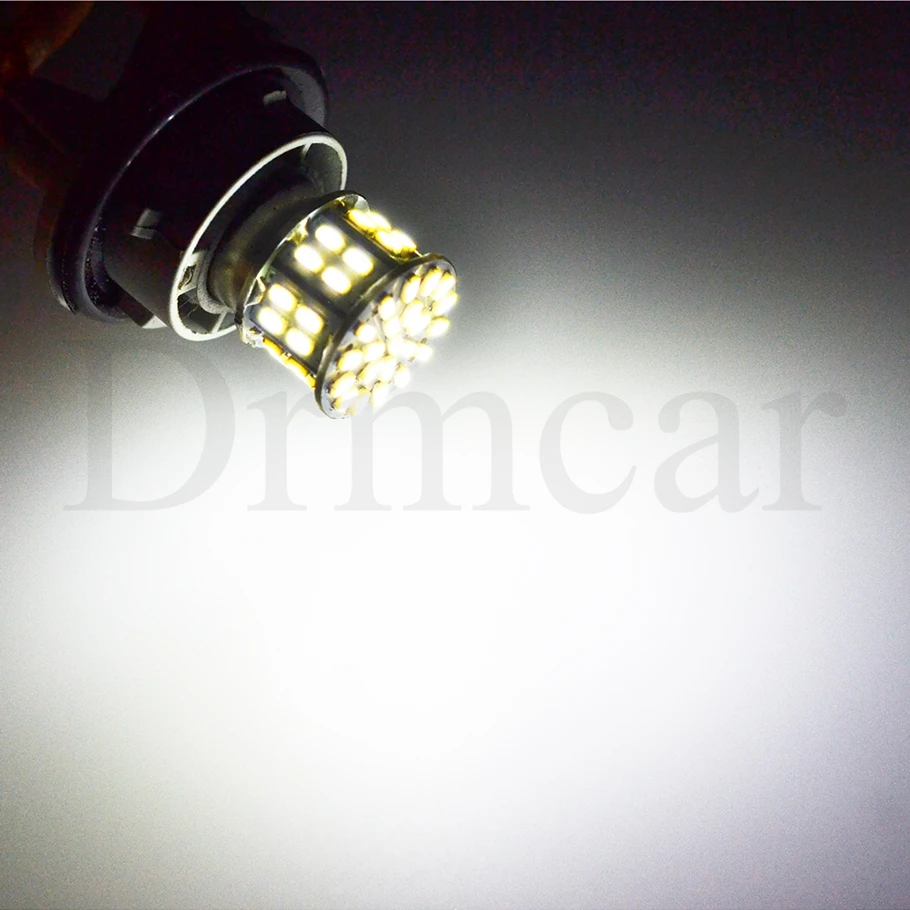 Высокое качество 1156 1157 7440 7443 3020 50SMD автомобильный светильник P21W авто лампы для укладки волос 50Led AC/DC 12V