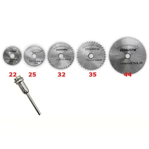 Роторные инструменты Dremel, высококачественные абразивные инструменты Dremel, Аксессуары Dremel, 5 шт. быстрорежущих пил с 1 оправкой