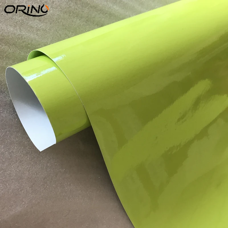 Глянцевая виниловая пленка ORINO блестящая черная белая красная без пузырьков для