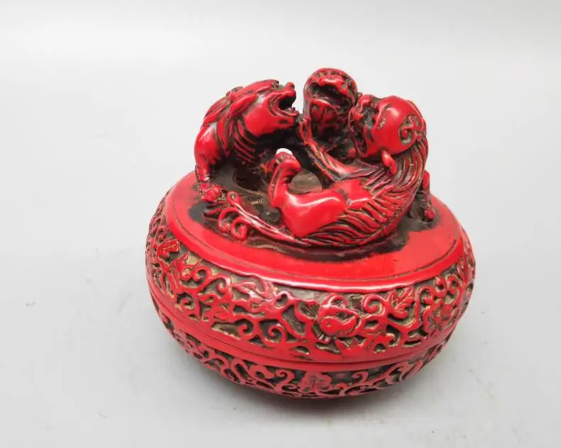 

Китайская имитация Красной смолы льва благовония горелка