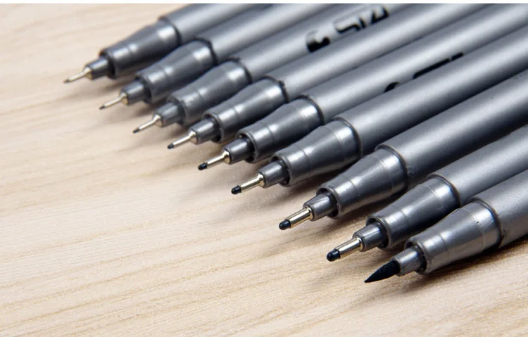 Copic товары для рукоделия для художник манга кисть для рисования; ручка маркеры, цветные фломастеры 9 шт./лот STA на водной основе щетка канцелярские MKB002G
