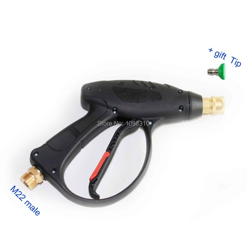 Пистолет для мойки высокого давления 3000psi/200 бар/20 МПа (M22/QC) сменный пистолет