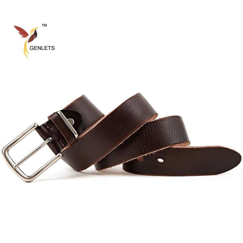 2017 Новый бренд Роскошный ремень мужские джинсовые кожаные ремни с пряжкой для