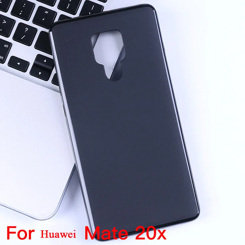 Черный мягкий чехол из ТПУ для Huawei Mate 20 X 20X Mate20X 7 2 матовый Цветной силиконовый