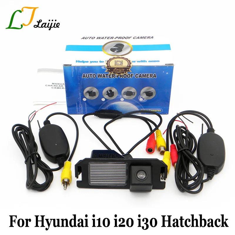 Для хэтчбека Hyundai i10 i20 i30/HD CCD камера заднего вида ночного видения/RCA AUX