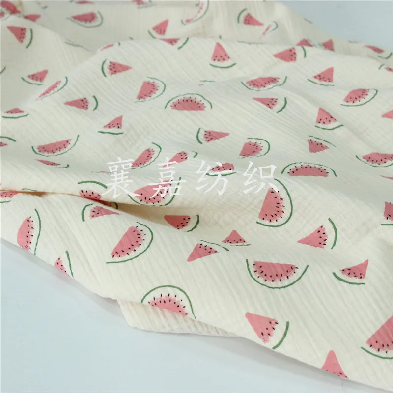 Детская ткань с принтом арбуза из хлопчатобумажной пряжи | Дом и сад