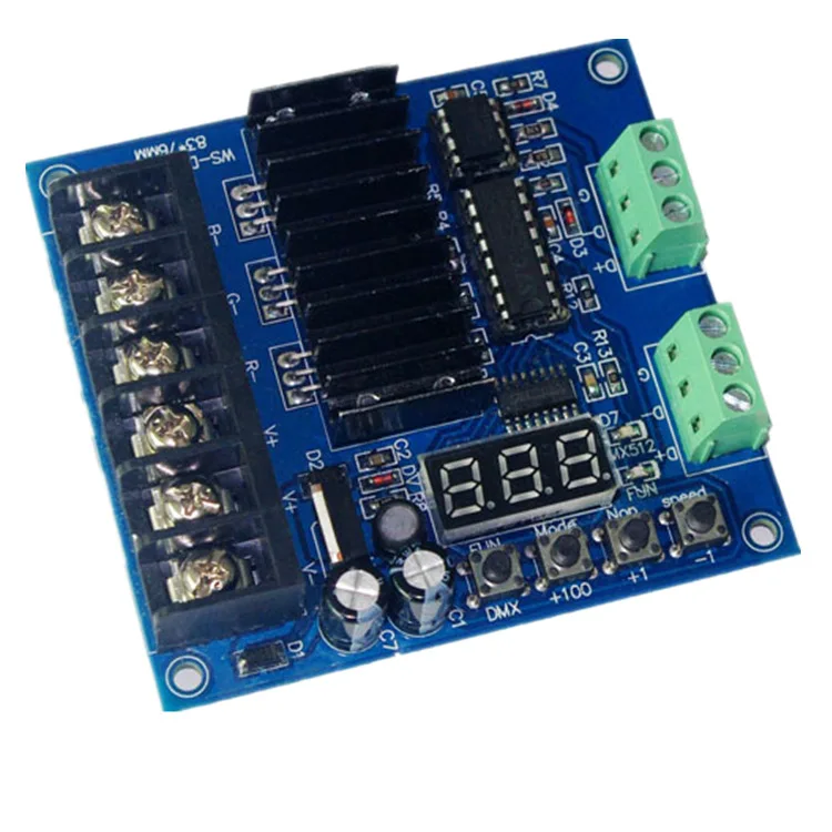Прямая продажа с фабрики нового WS-DMX-D3CH декодера dmx512 контроллер света бар декодер