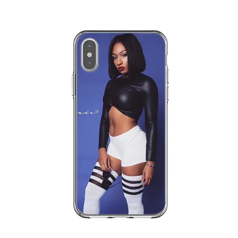 TPU Силиконовый чехол для телефона Megan Thee Stallion Fever для iPhone XR X XS Max 6 6splus 7 7Plus 8 8 Plus 5 5S SE Rapper - Цвет: TPU