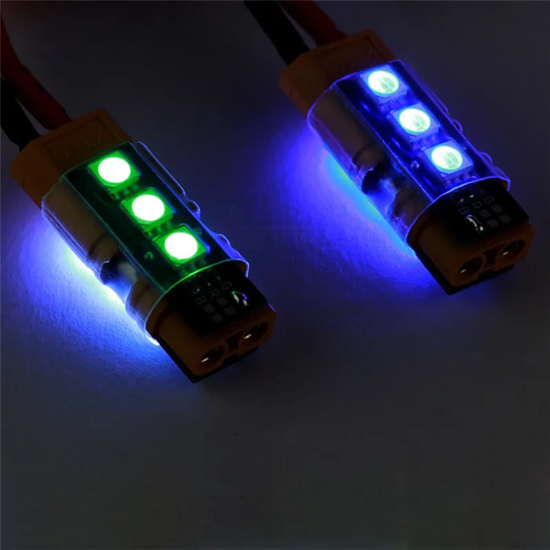 Штепсельная Вилка STRIX XT60 цветной светодиодный светильник RGB штекер-штекер клемма