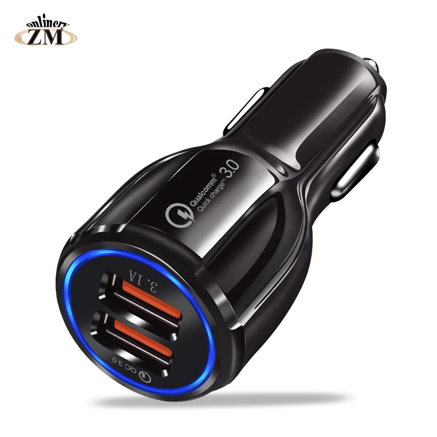 Автомобильное зарядное устройство Quick Charge 3 0 2 для мобильного телефона порта USB