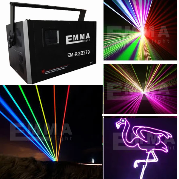 5.5 Вт RGB лазерный 3d анимации сканер проектор ILDA DMX Танцы бар Xmas партия Диско DJ
