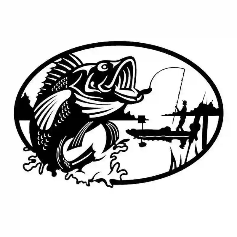 Go рыбалка охотник автомобиль стикер лодки рыба наклейка плакаты настенные