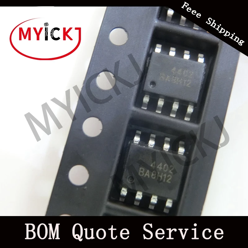 10 шт. AO4402 микросхема MOSFET N CH 20 V 20A 8soic 4402|Светодиодные чипы| |