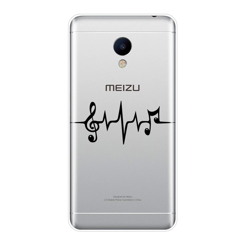 Чехол для телефона Meizu M6 M5 M3 M2 Примечание Мягкий силиконовый чехол в виде