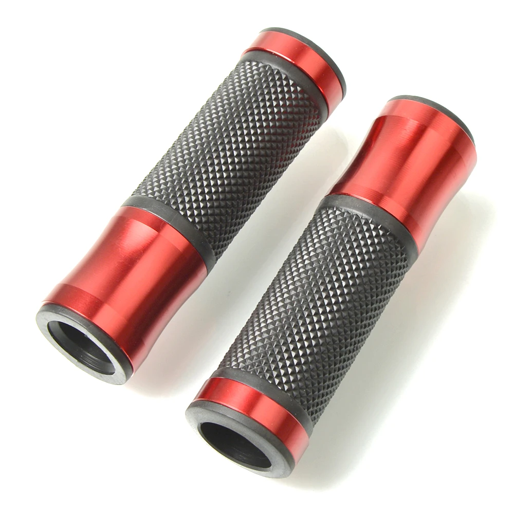 CNC Universal Hand Grips Aluminum Rubber Gel Grip Motorcycle Bar For Suzuki Racing GSR600 GSR750 LTZ400 | Автомобили и мотоциклы