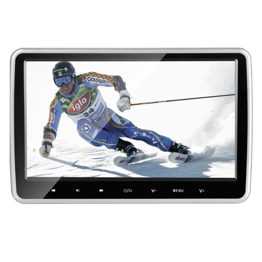 Автомобильный мультимедийный плеер с креплением на подголовник 11 дюймов HD 1080P