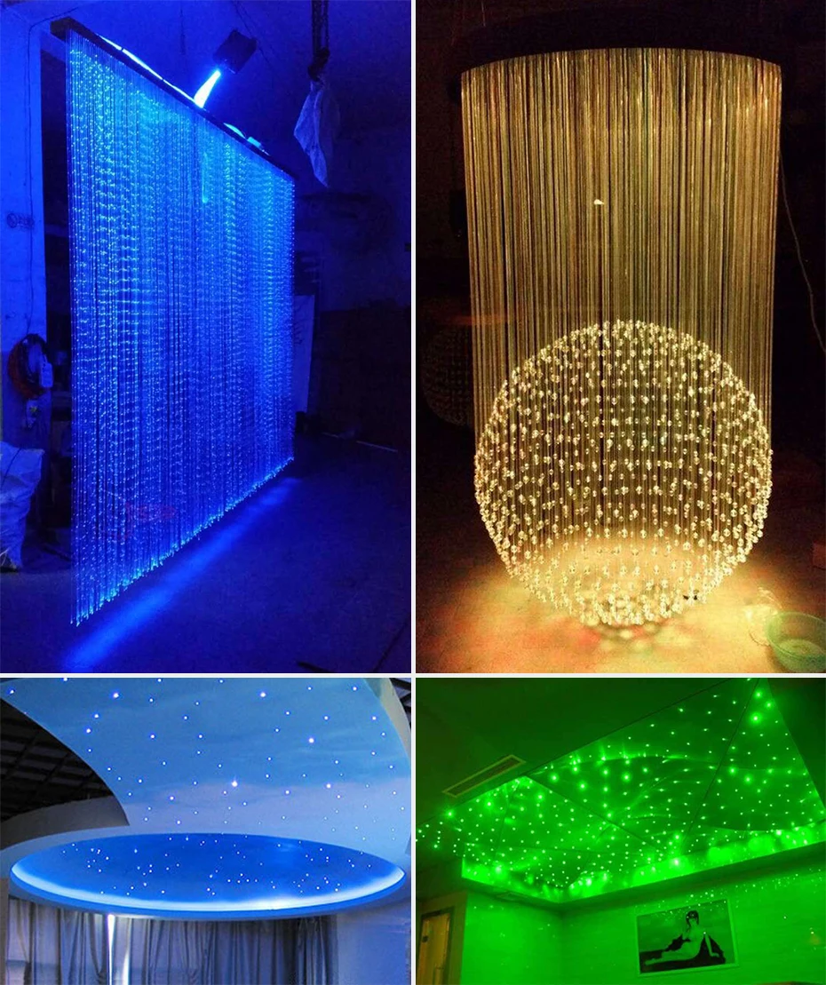 ALIEN RGB 16 Вт Светодиодный светильник из оптического волокна двигатель мерцающий светильник s генератор оптического волокна драйвер с 24 ключ RF пульт дистанционного управления светильник ing