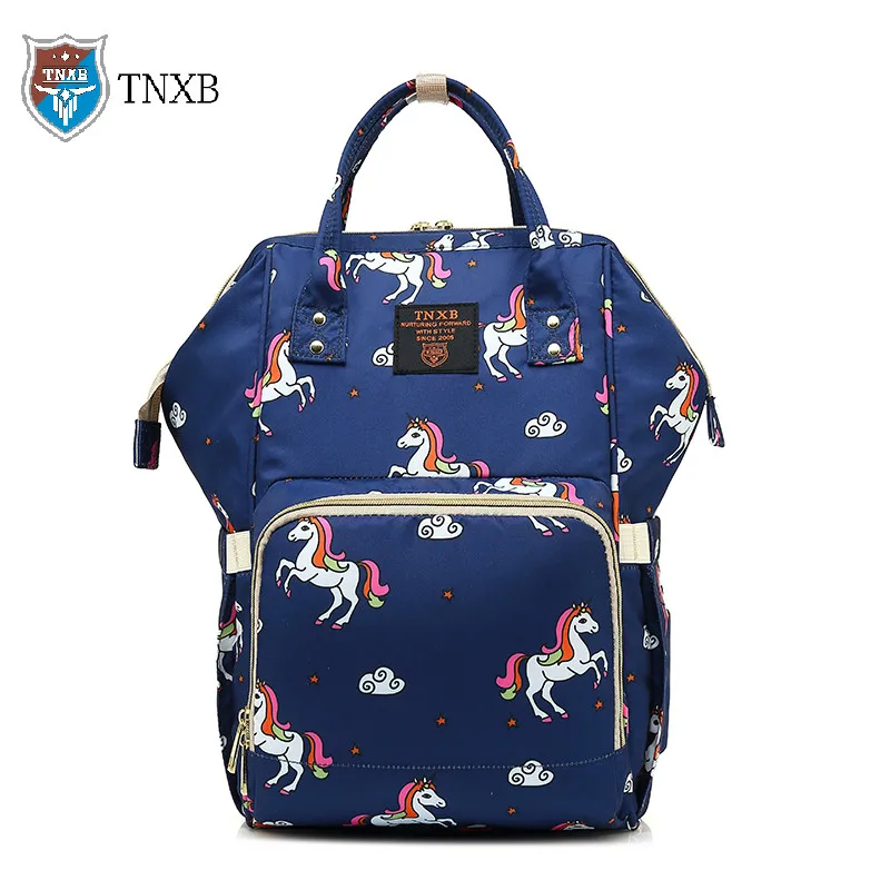 unicorn Большой ёмкость многоцелевой Пеленки сумки Мумия Bolsa средства ухода за кожей для будущих мам кормящих полиэстер водонепроница - Цвет: unicorn
