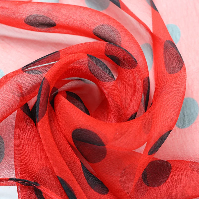 

Women Scarf Chiffon Summer Accessory Dot Long Print Shawl Beach Wrap Gift