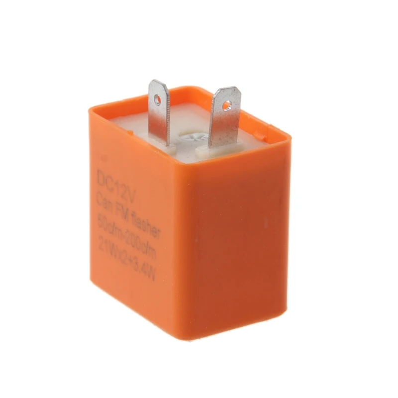 Новый 12V 2 Pin Высокое качество мотоцикл мигалка регулируемый светодиодный