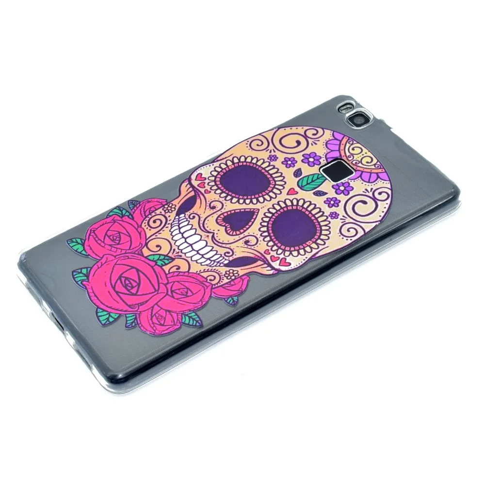 Мандала бабочка череп эйфелева башня тпу кремния case для huawei p10 плюс g9 lite silicone for p8