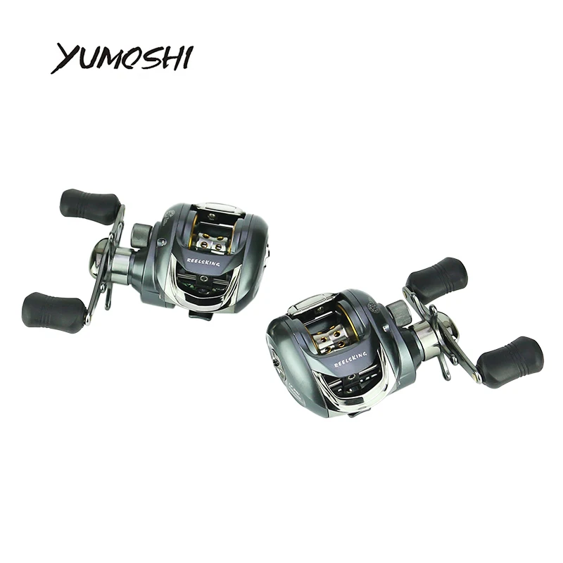 2017 YUMOSHI Новый правый или левый Baitcasting катушка 12 + 1BB 6 3: 1 Наживка литья Рыболовная