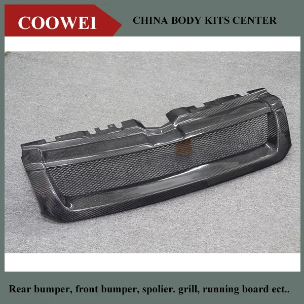 Передняя решетка из углеродного волокна для Land Rover Range Evoque 2012 2013 2014 2015|grille grill|fiber