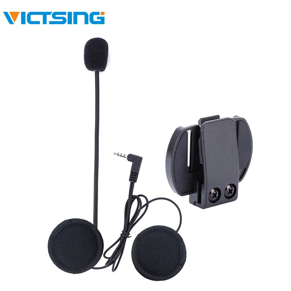 VicTsing Проводная гарнитура микрофон/динамик для V4/V6 мотоциклетный Bluetooth Шлем