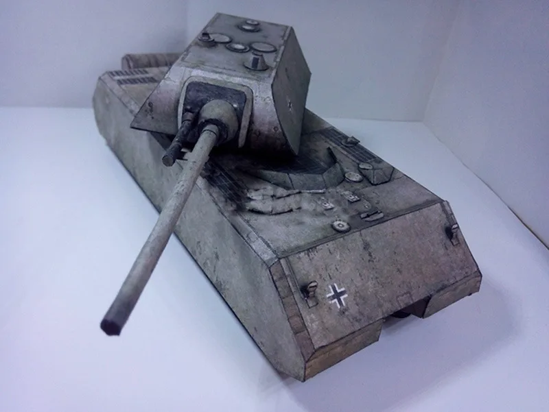 

1:35 3D Paper Model German Rat Heavy Tank Paper Model Tank World Mouse DIY Military Collectible Gift