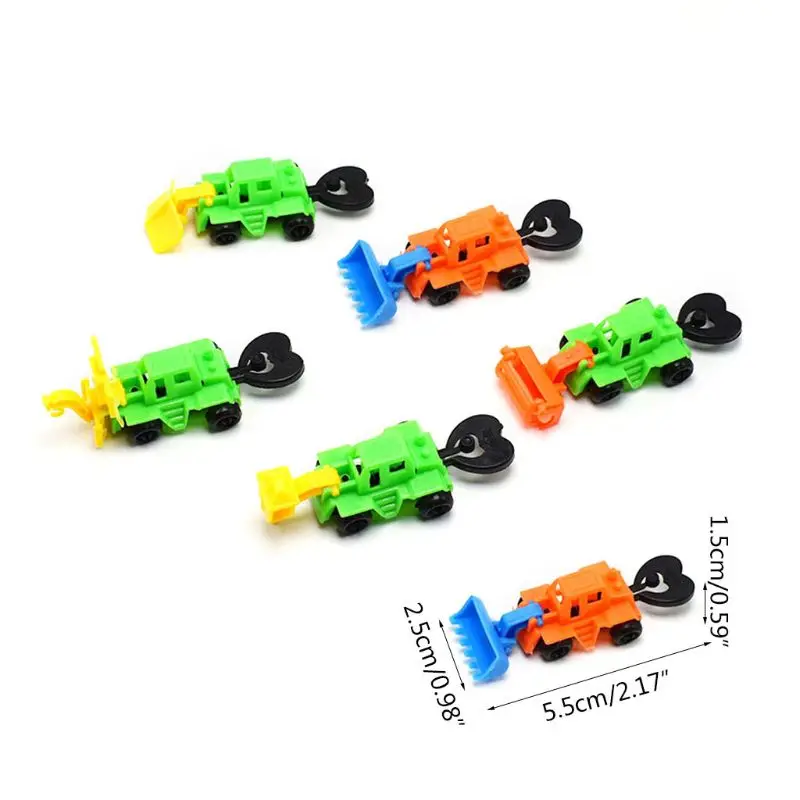 6 шт. забавная Боевая эжекторная Автомобильная игрушка мини Инженерная модель