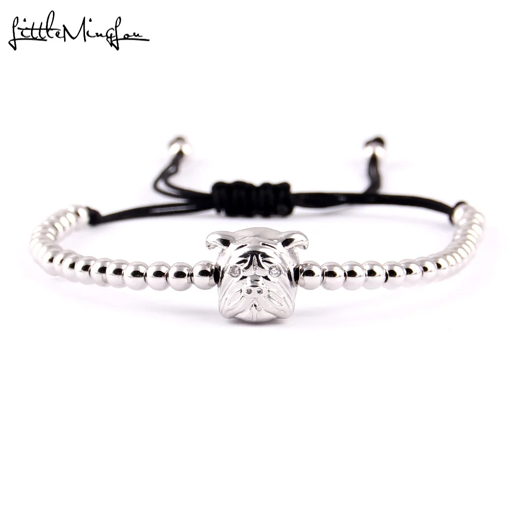Маленькие MingLou Новый трендовый мужской браслет из бисера микро проложить CZ
