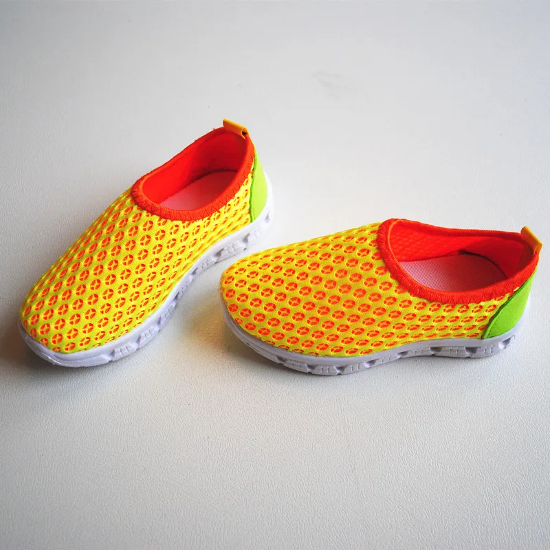 Дети воздуха Mesh Повседневное обуви полые Удобная детская обувь Детские