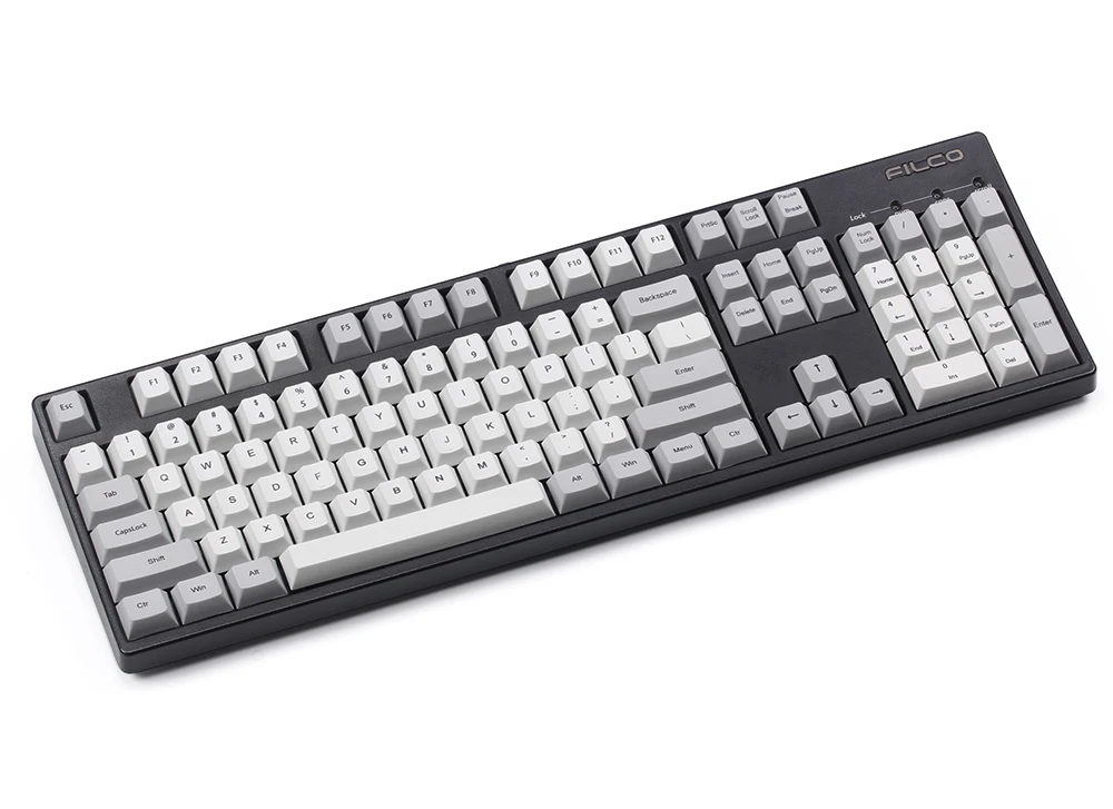 Pbt keycaps краситель субкровать вишня профиль 105 ключи красный серый esc ключи для cherry mx механические