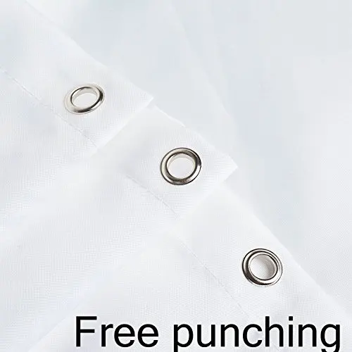 Набор душевых занавесок на рассвете темно-синее желтое небо белое облако черное