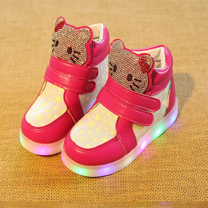 2019 Новые Детские досуг привел KT для девочек люминесцентные спортивные детские