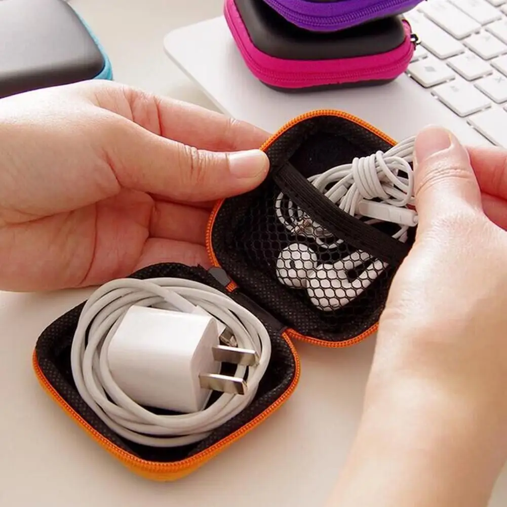 AsyPets Модная Портативная сумка для наушников USB кабель зарядное устройство контейнер ключевые ювелирные изделия сумка подарок на день рождения Рождество Хэллоуин-15
