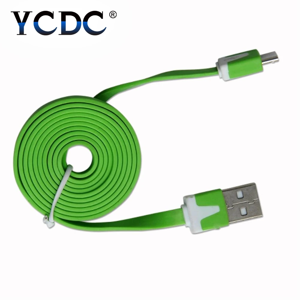 EL5170 1 м прочный плоский usb-кабель для зарядки и передачи данных для телефонов samsung, htc, Xiaomi, lenovo, zte, huawei, Android скидка 53 - Цвет: EL5170