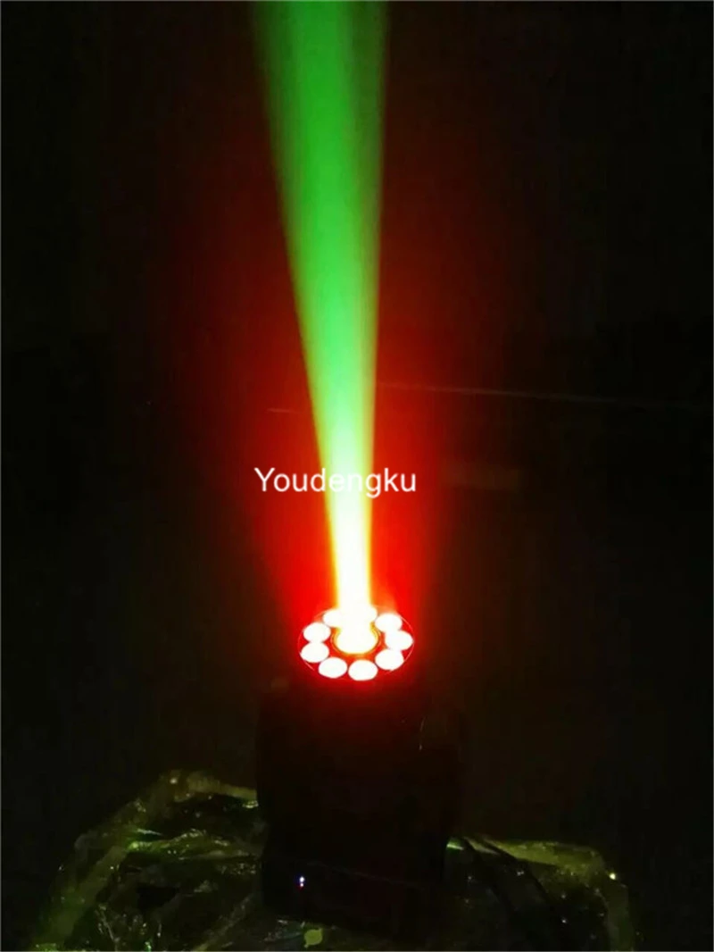 6 шт. dj движущаяся головка s spot led 75 Вт 9x12 rgbwauv 6-в-1 светодиодная | Лампы и освещение