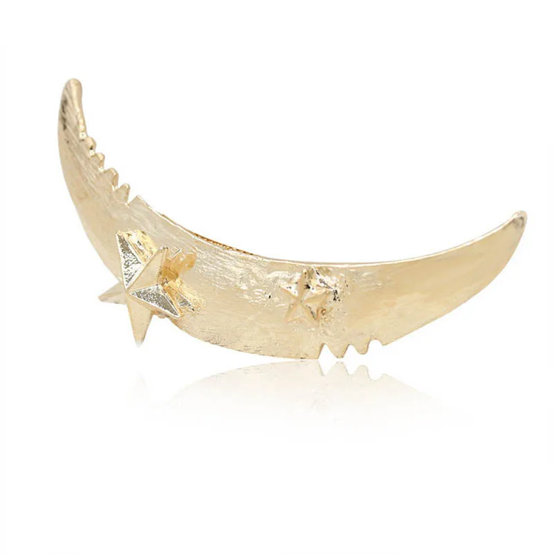 

Женские заколки для волос изогнутые звездочки из сплава