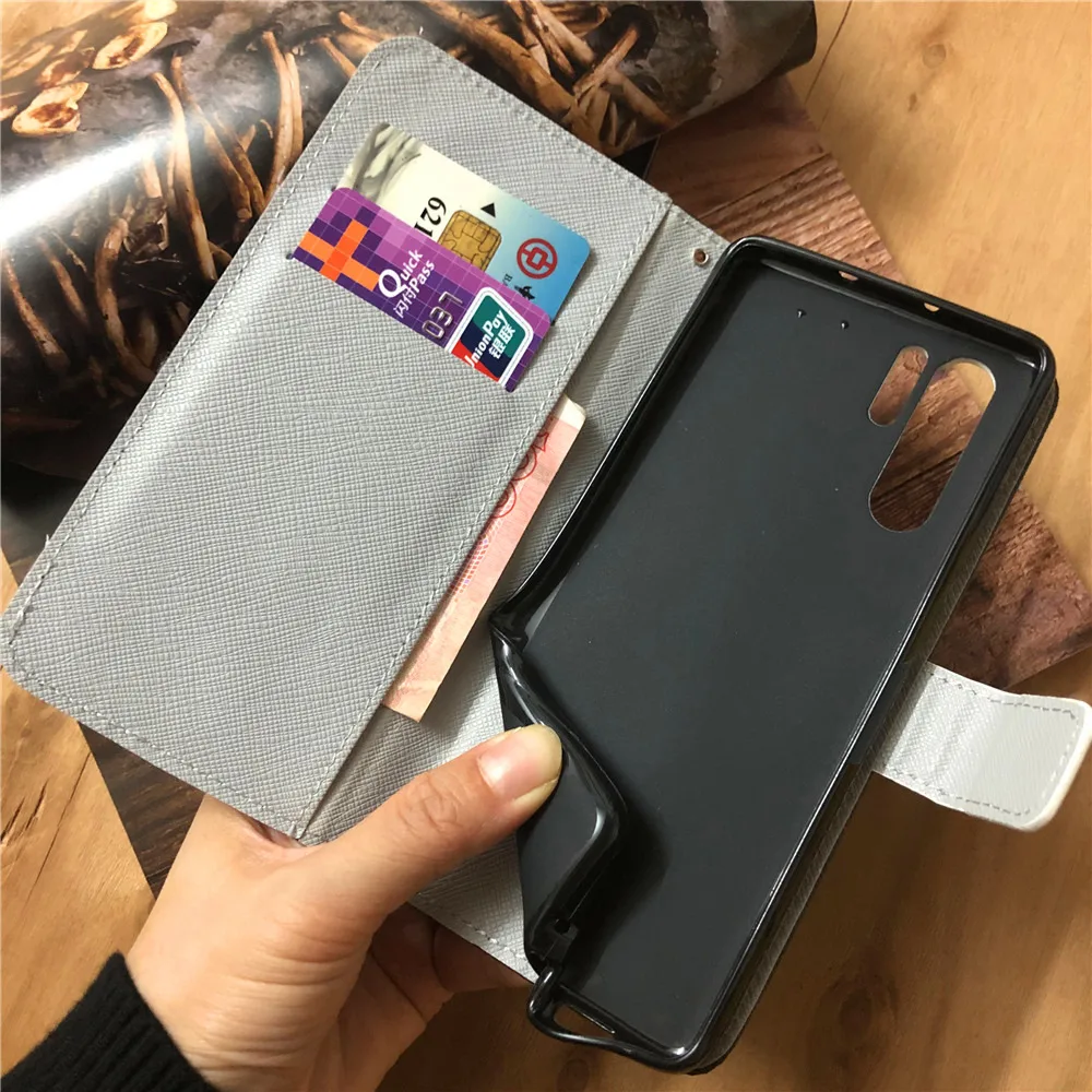 Кожаный чехол для Huawei P30 Pro Mate 20 Lite P Smart 2019 Y7 Y6 Кошелек Мягкий силиконовый Honor 10i 8A 8C