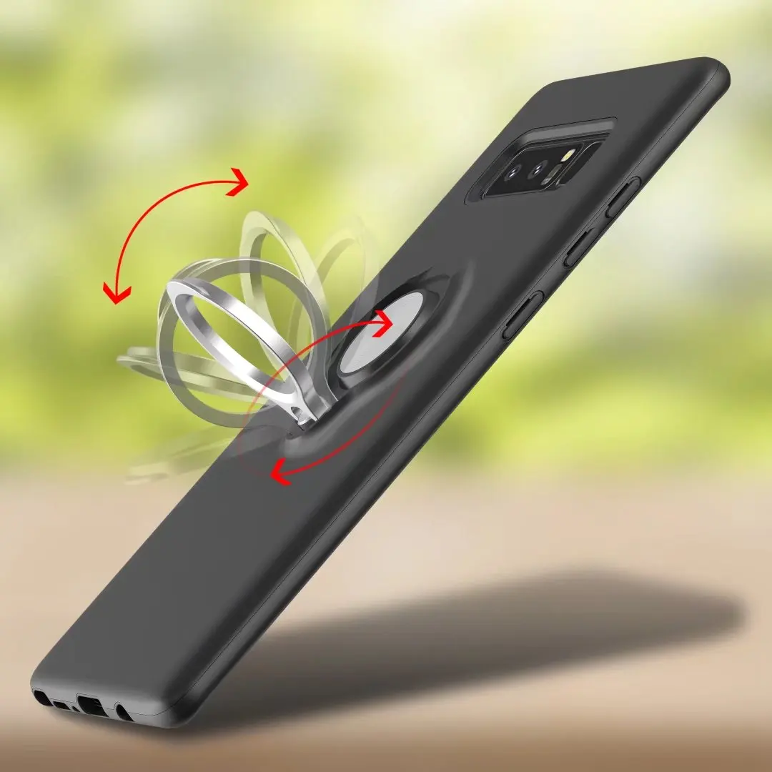 С 360 повернуть кольцо стенд палец держатель Обложка для samsung Galaxy S9 S8 Примечание 8