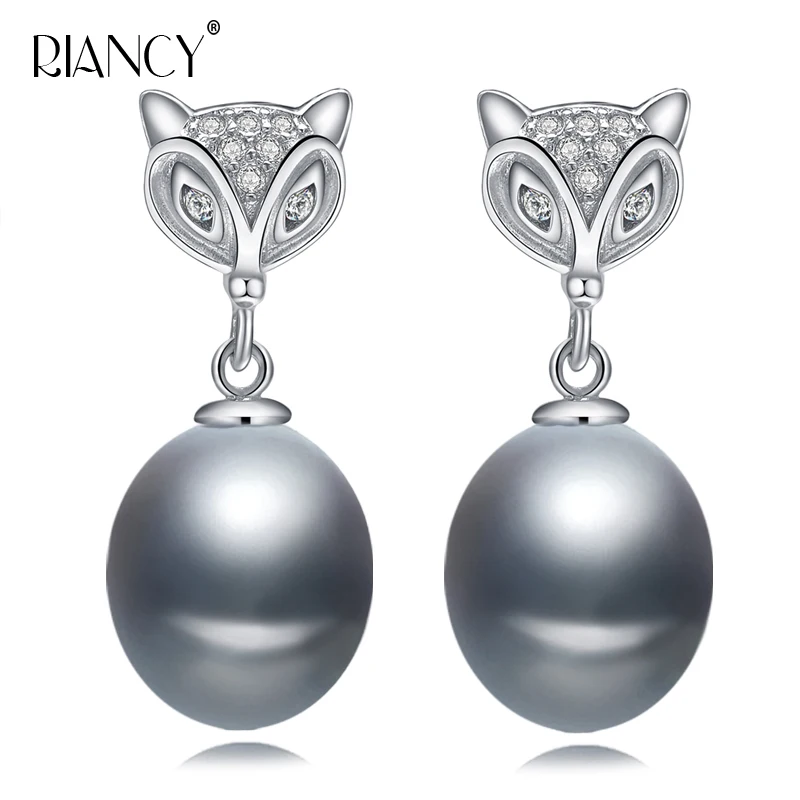 Charms Freshwater Black Pearl Jewelry Geometric Bohemian Earrings Fashion Stud For Women | Украшения и аксессуары