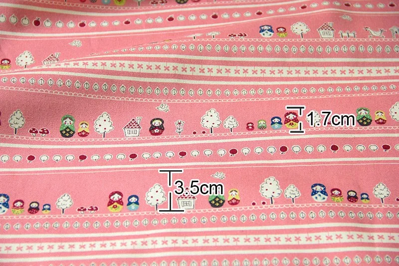 Half-Meter Japanese Kokka Oxford Cotton Fabric Patchwork Quilting Textile For Sewing Doll A | Дом и сад