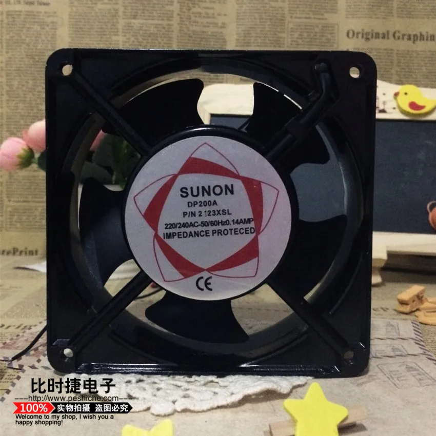 DP200A P/N 2123XSL оригинальная конструкция для шкафа SUNON 220/240V 12038 AC|Кулеры и системы