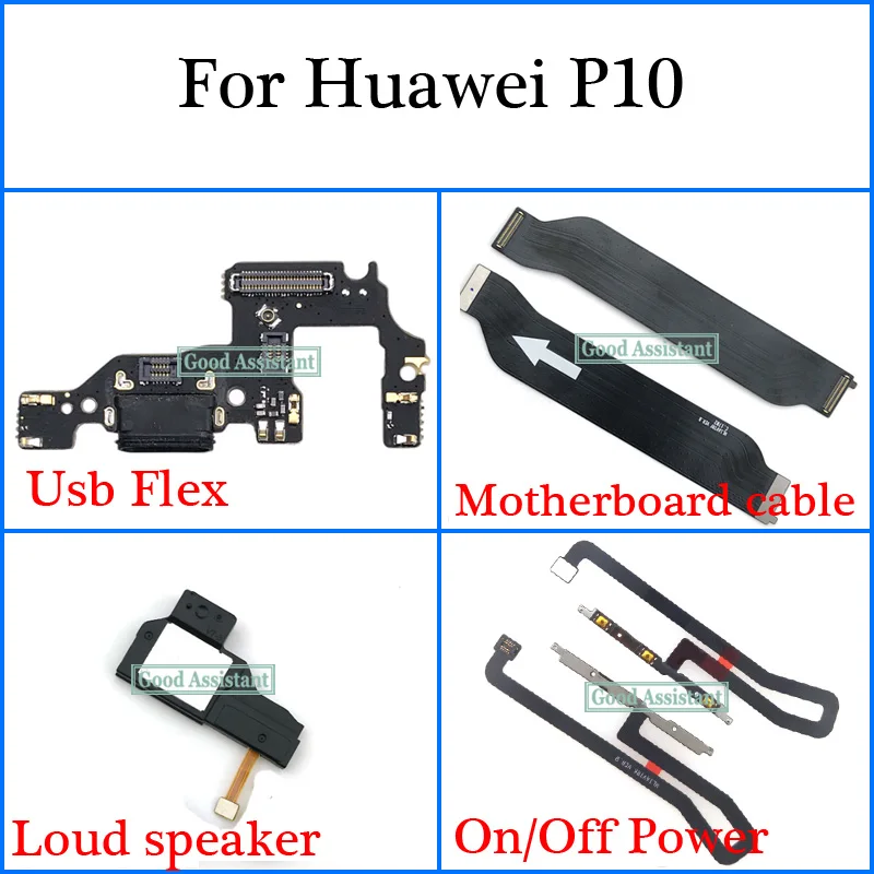 Для Huawei P10 VTR AL00 L09 L29 TL00 L29B Usb гибкий кабель материнской платы громкий динамик