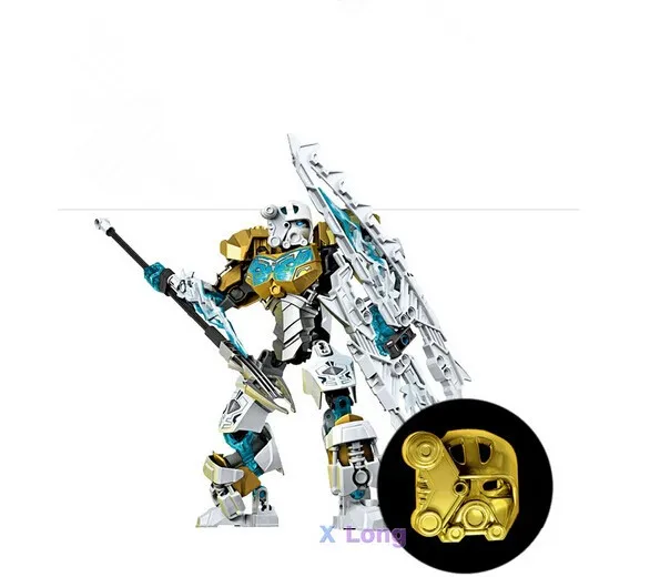 Бионикл маска света детская копака мастер Ice BIONICLE Building Block цифры Игрушечные