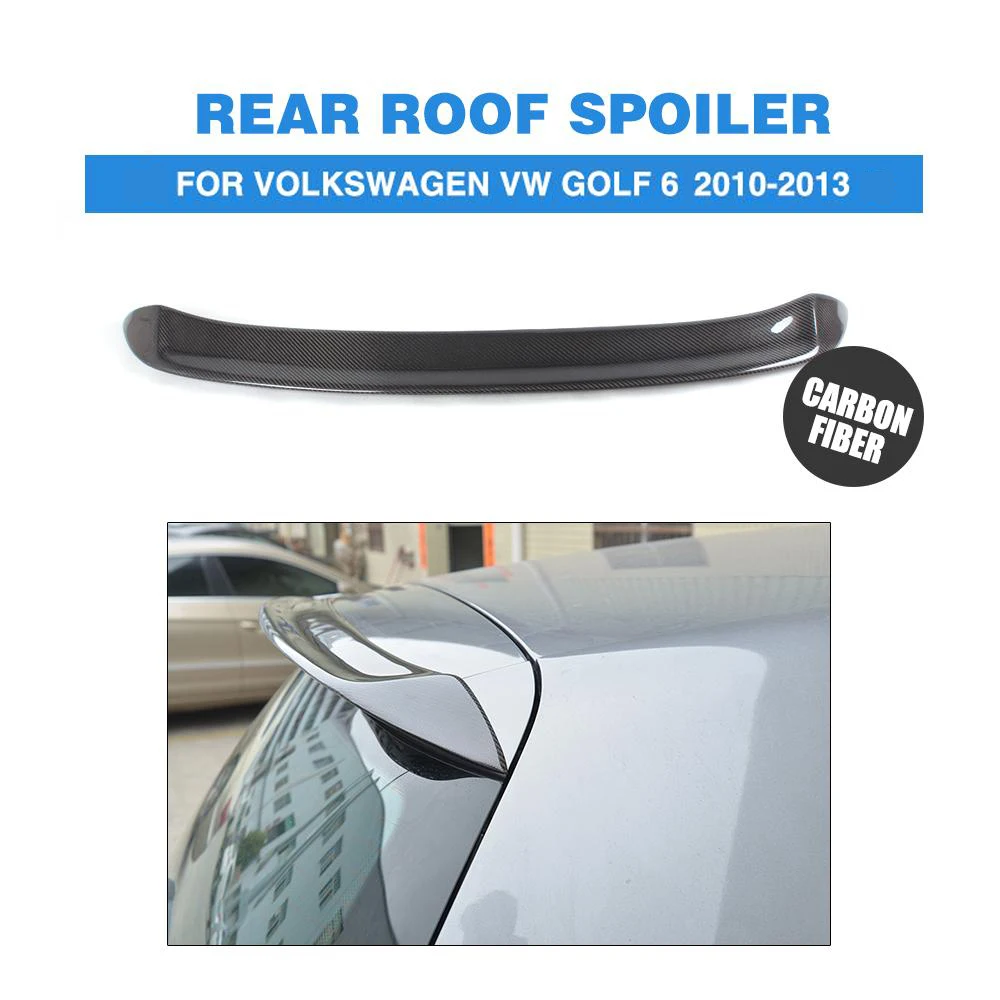 MK6 карбоновый задний спойлер на крыло крышу для Volkswagen VW Golf 6 VI Standard GTI R20 2010 2011 2012